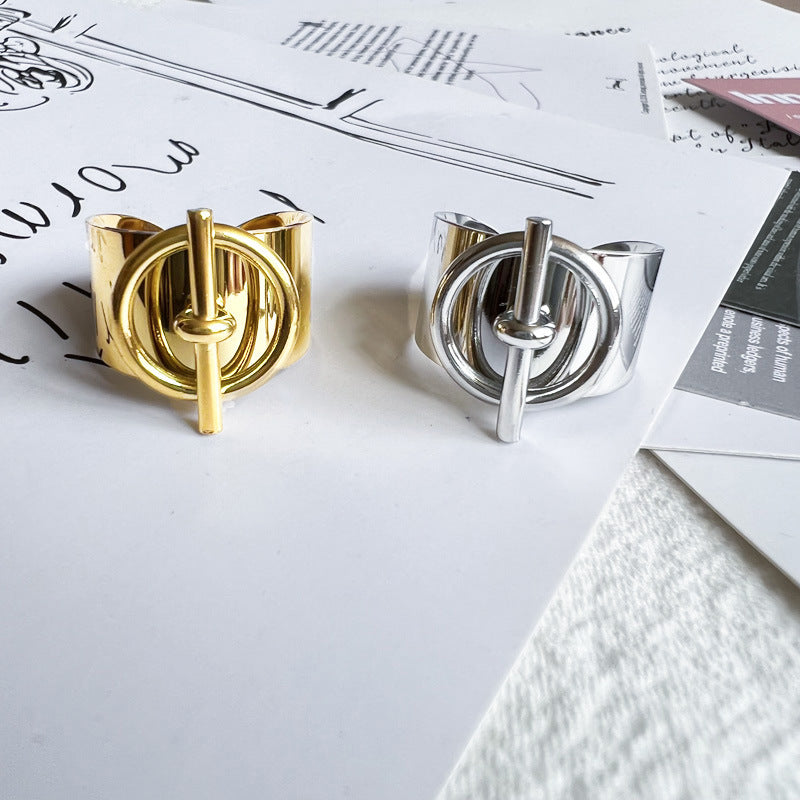 14K Gold Adjustable Couple Rings for Women